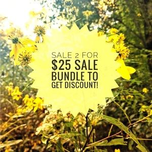 24 hour sale! 2 for $25 ☀️☀️☀️